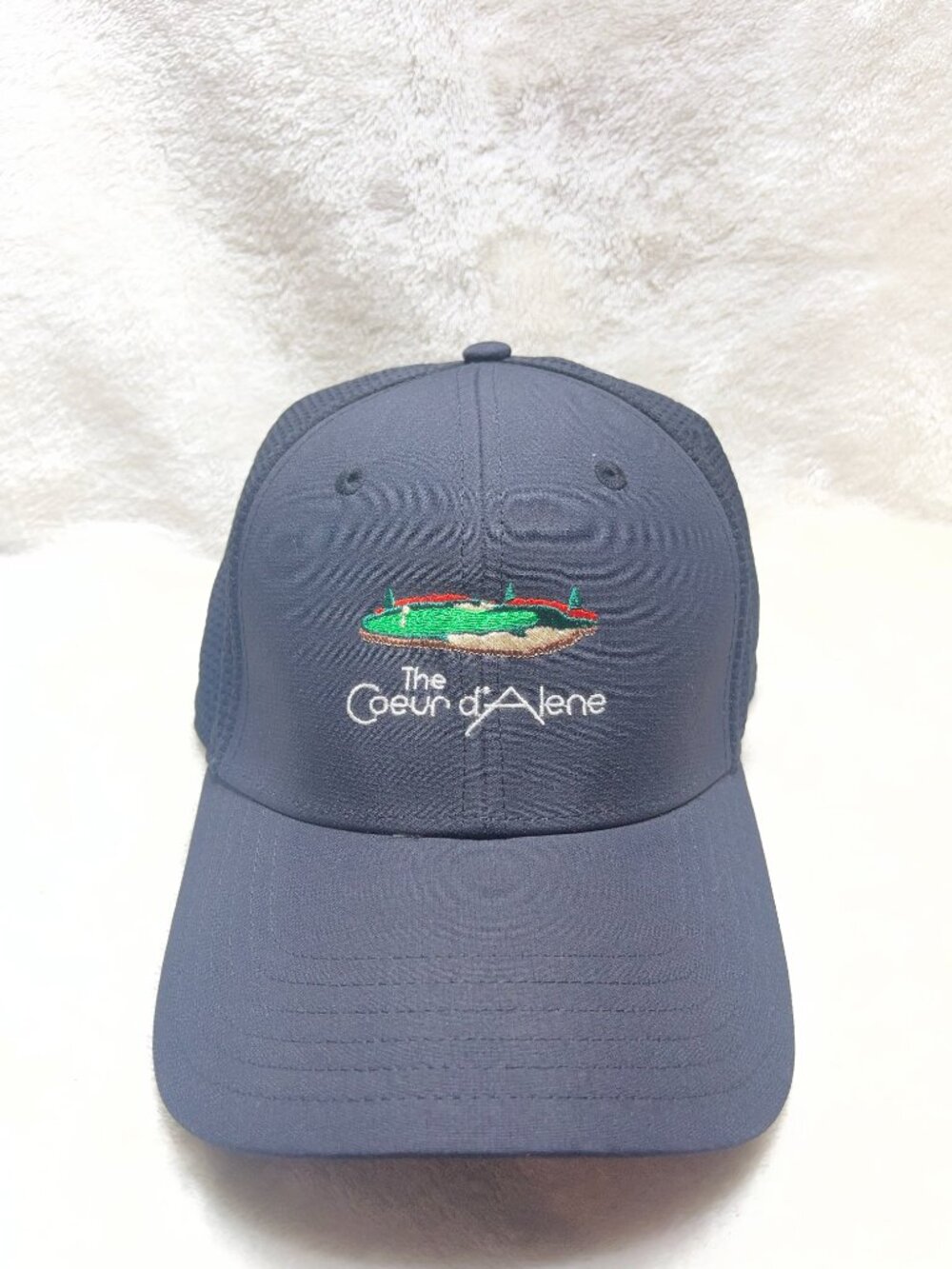 TaylorMade Coeur d'Alene Resort Golf Hat Floating Green Black S/M Flex Cap